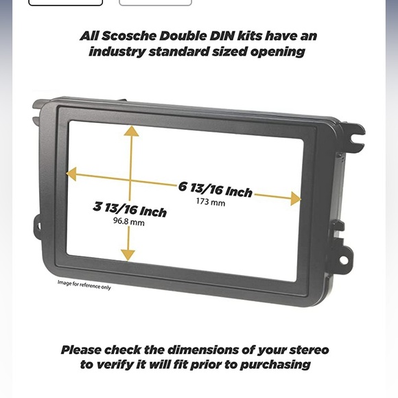 💜GM2600-WM1 Single or Double DIN Car Stereo Install Kit Comp w/ 2004-Up SELECT - Picture 4 of 10